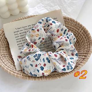 Dây cột tóc Họa tiết Hoa Lá Chào hè