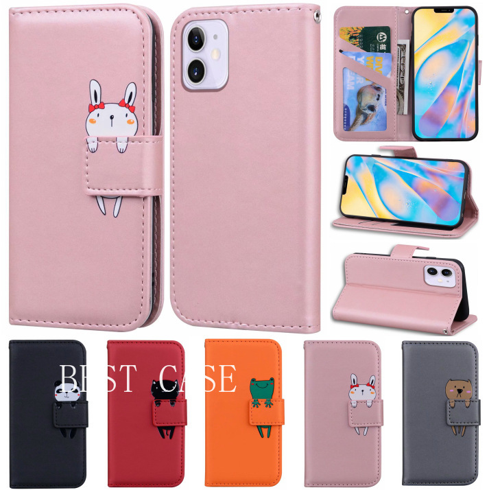 Bao Da Điện Thoại Có Ngăn Đựng Thẻ Tích Hợp Giá Đỡ Cho iPhone 12 11 PRO MAX XR X 8 7 6PLUS