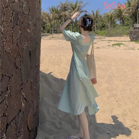 Đầm Ngắn Tay Thời Trang Mùa Hè Hàn Quốc Dành Cho Nữ