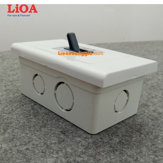 Combo cầu dao tự động an toàn APTOMAT LiOA 30A - Lắp âm tường