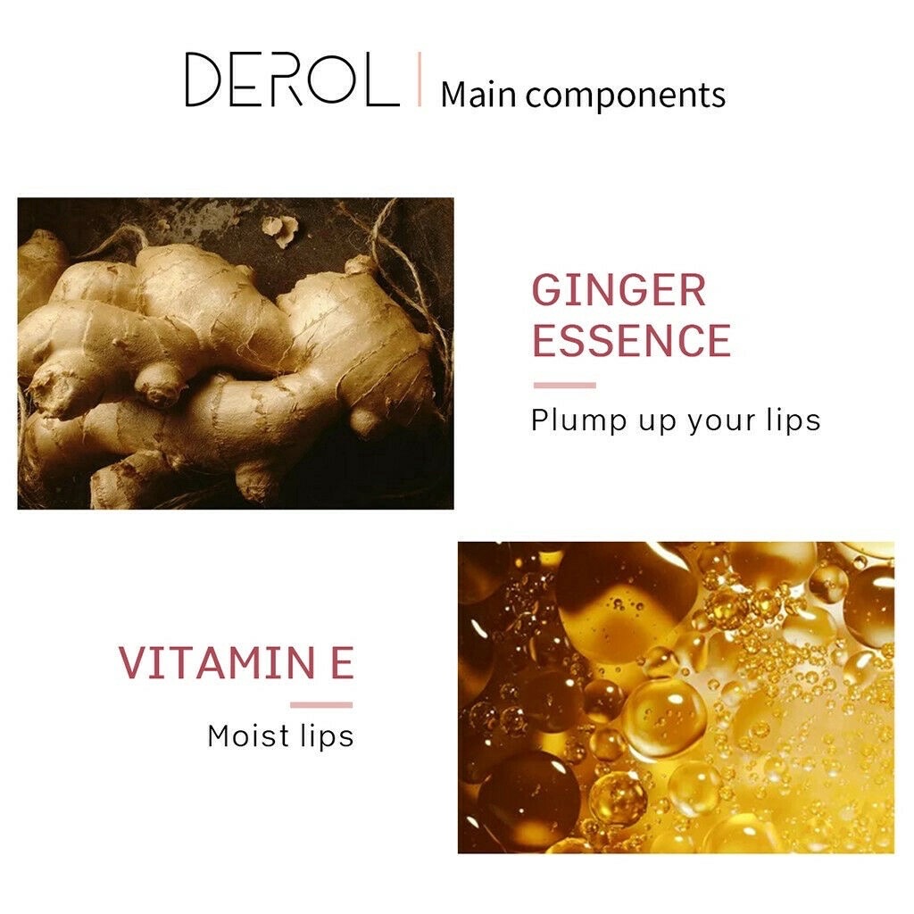 [Hàng mới về] Serum Chiết Xuất Thực Vật Chăm Sóc Môi Làm Sáng Tức Thì Derol