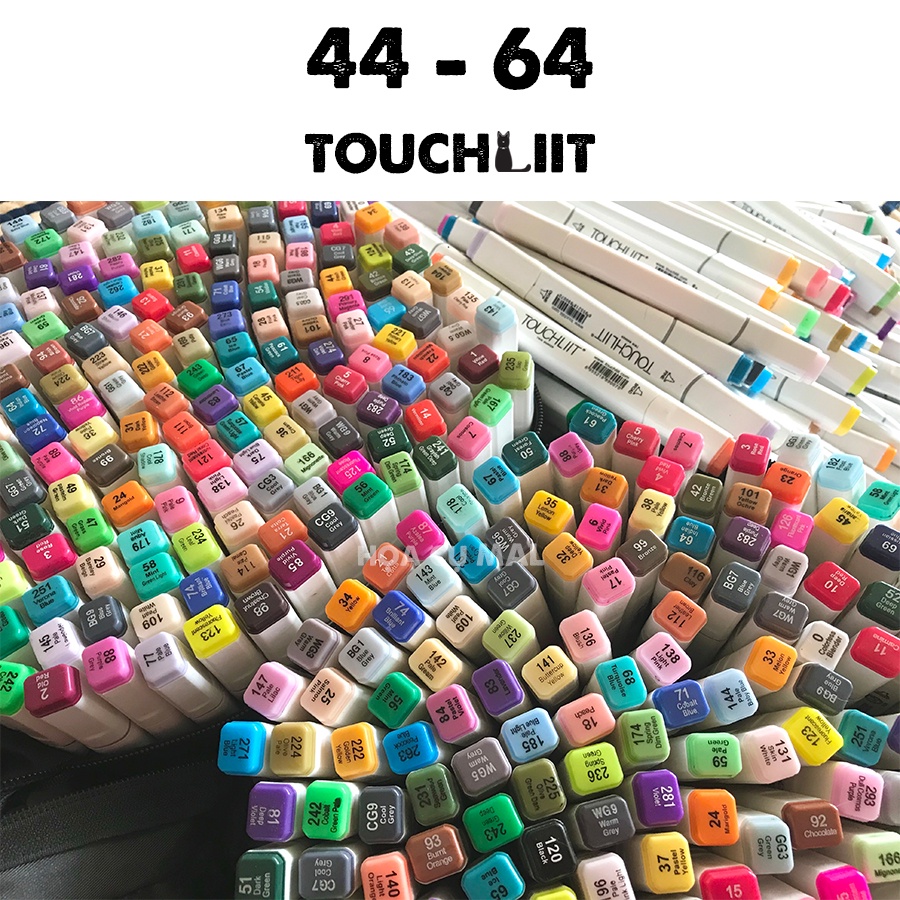 Touchliit 6 lẻ (Mã màu 44 - 64) [Họa cụ MAL]