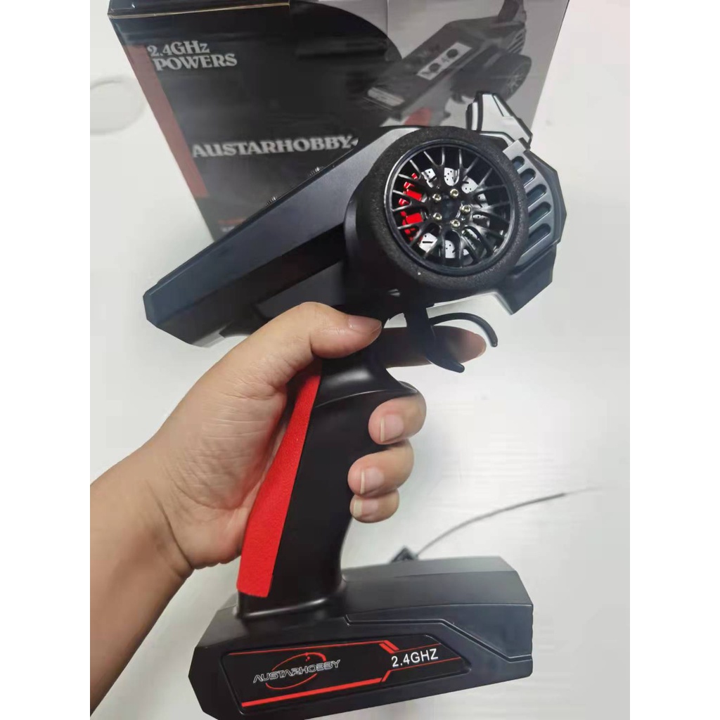Austar Bộ Thu Phát Tín Hiệu Điều Khiển Từ Xa ax6s 2.4g 4ch Cho Xe Hơi rc