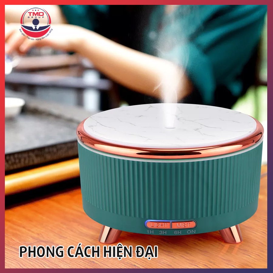 MÁY KHUẾCH TÁN TINH DẦU , MÁY PHUN SƯƠNG SIÊU ÂM TẠO ĐỘ ẨM KHÔNG KHÍ 500ml