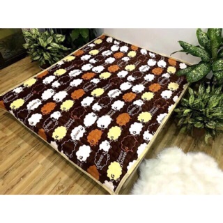 Thảm nỉ đa năng trải giường, trải sàn hàng bông trắng loại 1