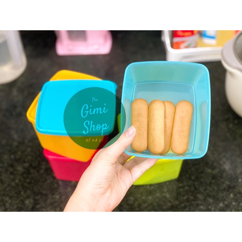 ORDER SET 4 HỘP NGĂN MÁT TUPPERWARE 800ML