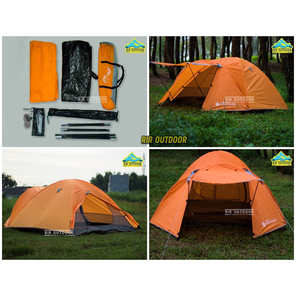 [Mã 2611THTRANG100K hoàn 10% xu đơn 99K] Lều cắm trại Tenda Compass 4 người