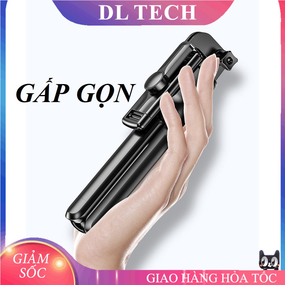 Gậy chụp ảnh tự sướng Bluetooth kiêm tripod 3 chân SELFIE Livestream S03 DLTECH | BigBuy360 - bigbuy360.vn