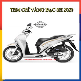 Tem Chỉ Xe SH 2020 Phản Quang Keo 3M