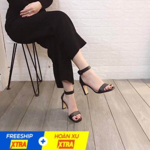 SIÊU PHẨM SANDAL GÓT MẢNH QUAI DÁN CÀI D0021E