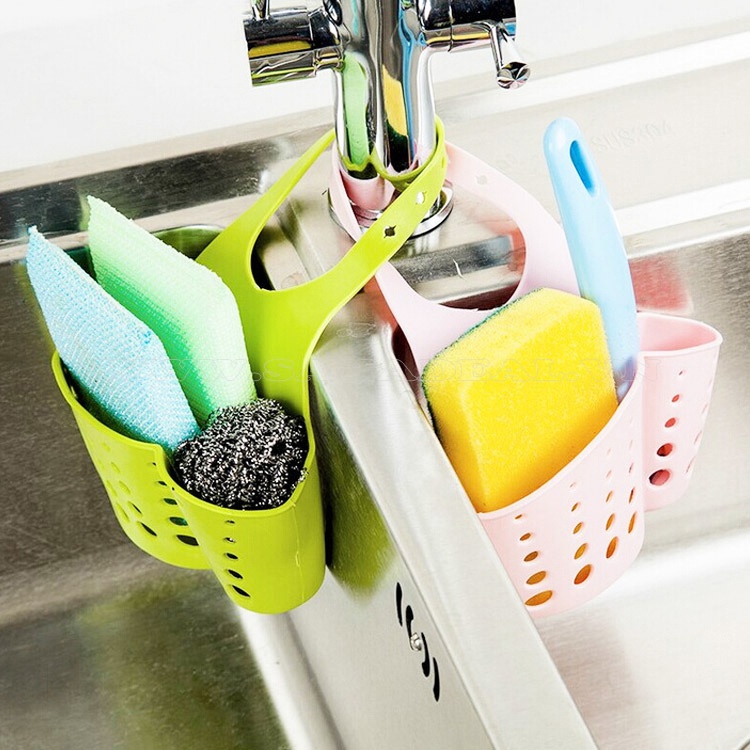 Giỏ Đựng Dụng Cụ Rửa Chén PUCA, Giỏ Nhựa Treo Bồn Rửa Chén, Giỏ Đựng Đồ Rửa Chén Tiện Ích