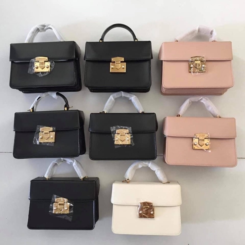 Túi tay cầm 3 ngăn