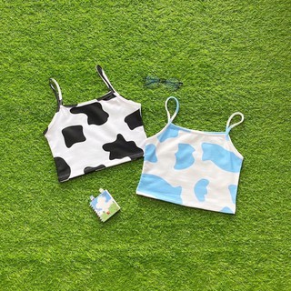 Áo CropTop Bò Sữa Hai Dây