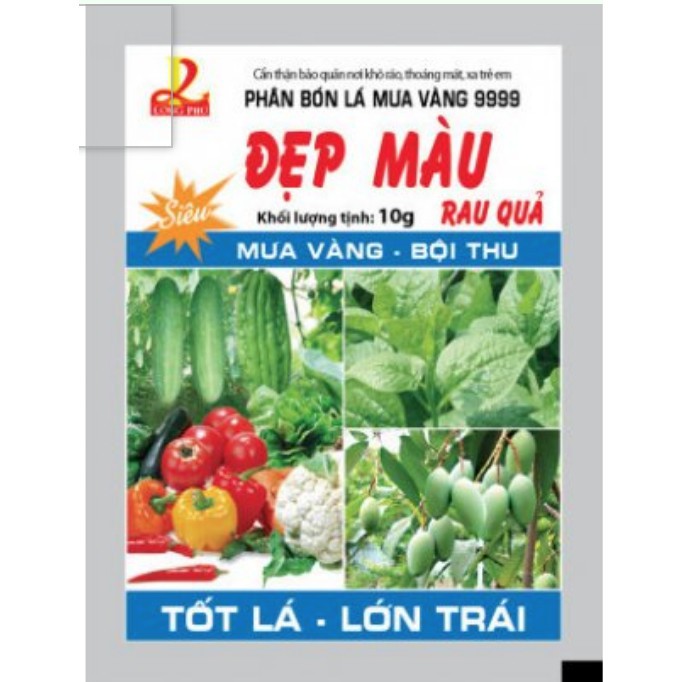Phân bón lá ĐẸP MÀU