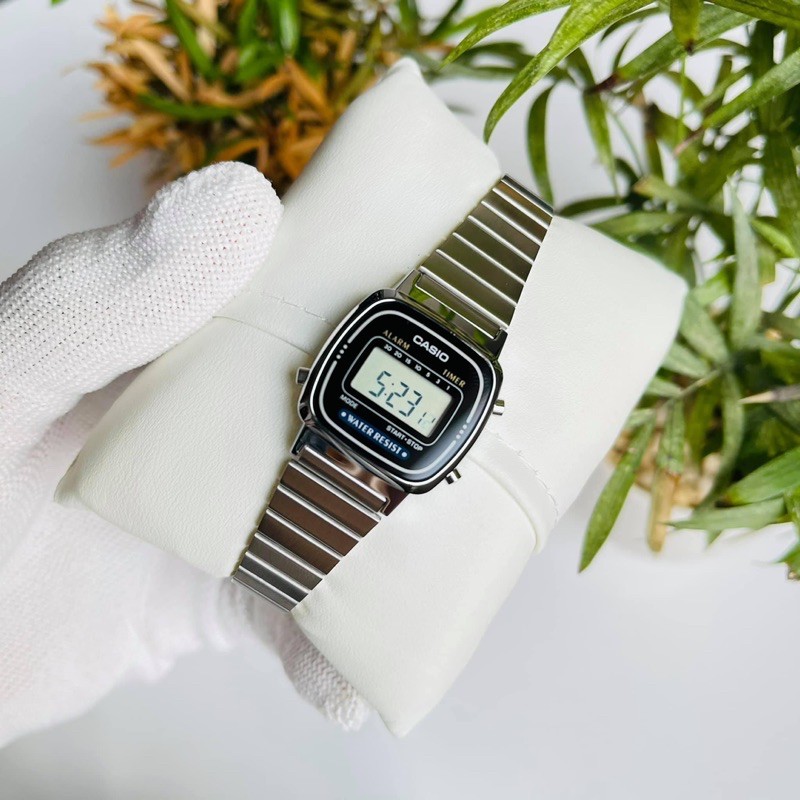 Đồng hồ nữ dây kim loại LA670Wa-1 chính hãng - Đồng hồ sale giá rẻ