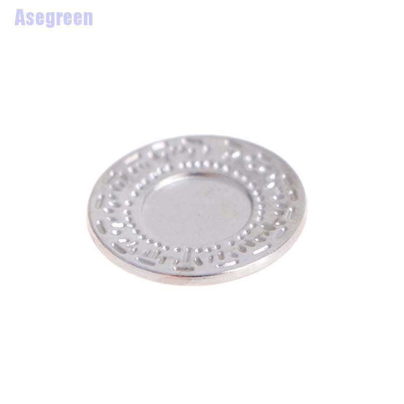 Bộ Ấm Trà Kim Loại Bạc Tỉ Lệ 10 1 / 12 Trang Trí Nhà Búp Bê