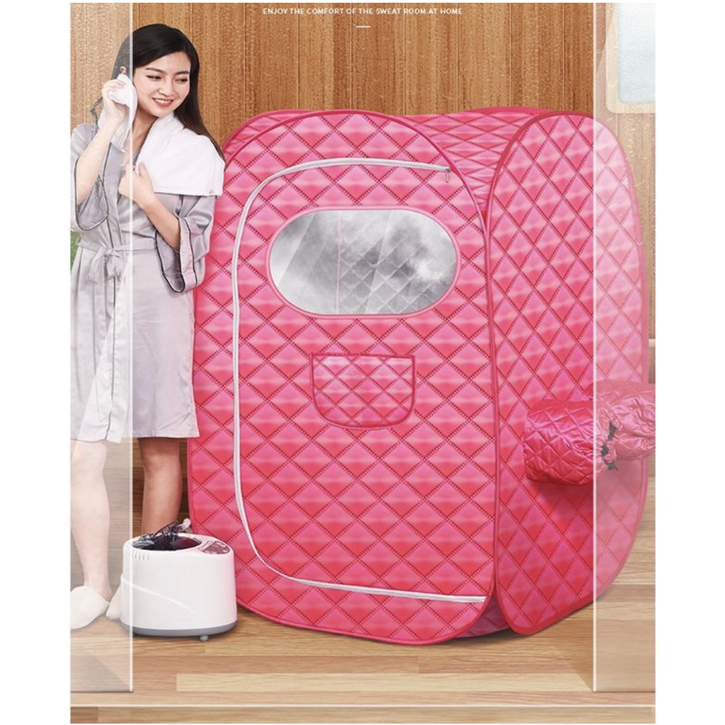 Nhà Xông Hơi Toàn Thân Cá Nhân Beauty&amp; Health (Xanh) tặng kèm máy xông hơi 220V