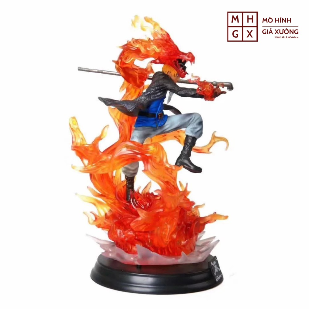 Mô Hình Sabo Cao 30cm - Tổng Tham Mưu Trưởng Của Quân Cách Mạng Trạng Thái Chiến Đấu -Tượng Figure One Piece