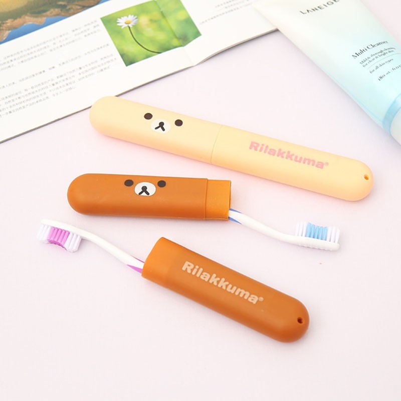 HỘP ĐỰNG BÀN CHẢI ĐÁNH RĂNG DU LỊCH HÌNH GẤU THỎ MÈO KITTY DOREMON ... SIÊU XINH