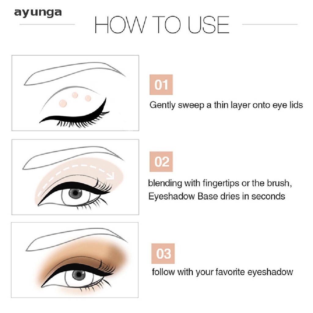 Gel lót phấn mắt trang điểm lấp lánh tiện dụng