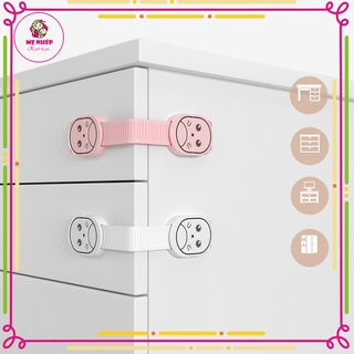 Dây đai khóa tủ lạnh, quần áo, ngăn kéo, hộc bàn giúp an toàn cho bé
