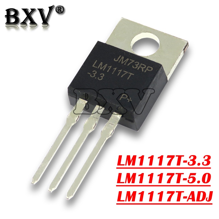 10 Cái / lốc LM1117T-3.3 LM1117T-5.0 TO-220 LM1117T-ADJ LM1117T TO220 Transistor