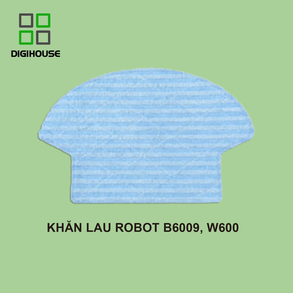 Miếng khăn giẻ lau robot hút bụi lau nhà Liectroux B6009 Robotek W600