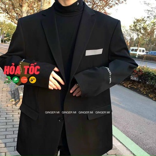 Áo blazer bigsize form rộng dáng dài cổ vest