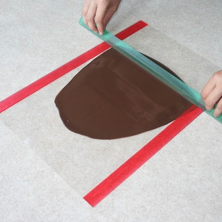 Dụng cán cán bột cookie, cán puff pastry - 3,4,5,6mm (Bộ 2 chiếc)