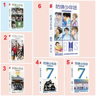 Hộp ảnh postcard BTS thẻ ảnh in hình thành viên BTS