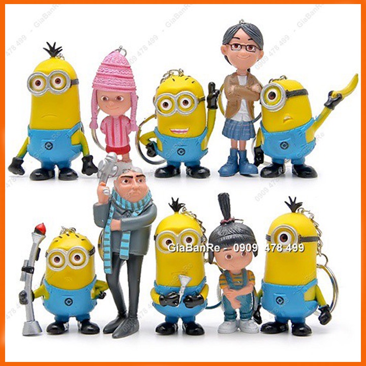 BỘ 10 NHÂN VẬT KẺ CẮP MẶT TRĂNG - MINION - DESPICABLE ME - 7892