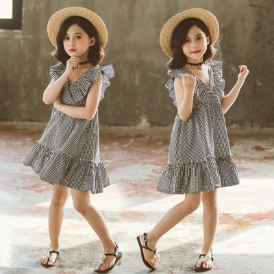 Áo đầm cho bé 4 tuổi (3 - 12 tuổi)  ☑️ váy yếm cho bé gái 12 tuổi ☑️ thời trang bé gái 6 tuổi