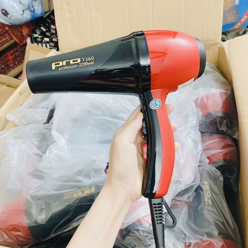 Máy sấy tóc chuyên nghiệp T360 2 chiều nóng lạnh Công xuất lớn 2300w