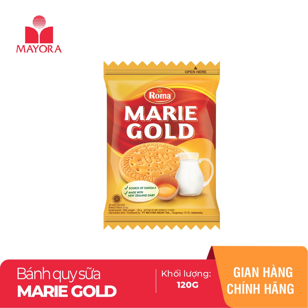 BÁNH QUY SỮA MARIE GOLD 120G