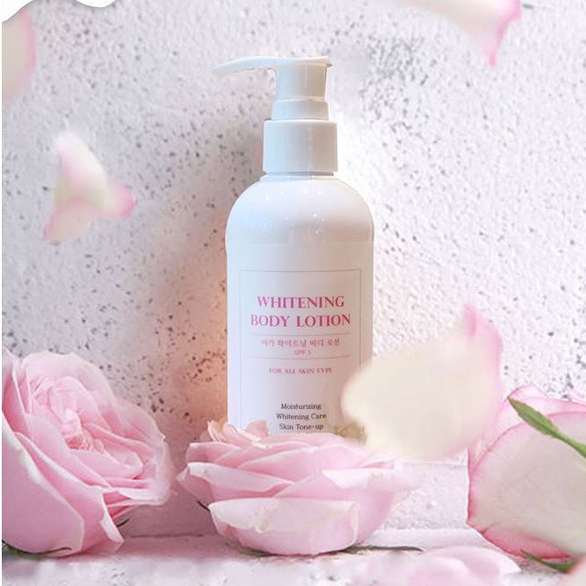 Sữa Dưỡng Thể Trắng Da Tức Thì Whitening Body Lotion YAKA - Hàn Quốc Chính Hãng