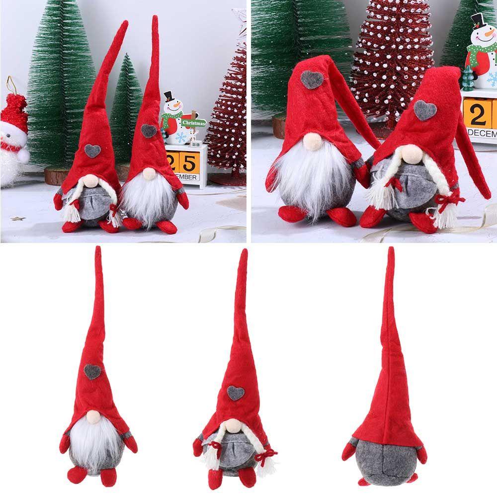 Búp Bê WTTLE Gnome Đội Mũ Dài Làm Thủ Công Trang Trí Giáng Sinh