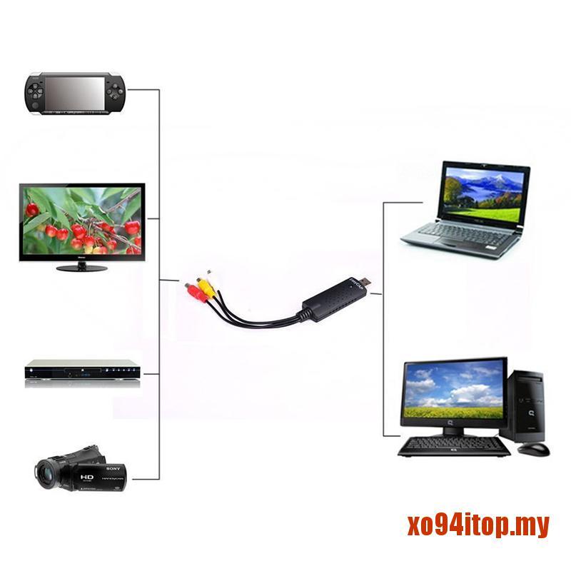 Bộ Chuyển Đổi Thẻ Âm Thanh Video Vhs Sang Kỹ Thuật Số Usb 2.0 | BigBuy360 - bigbuy360.vn