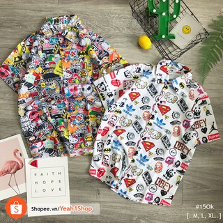 [Yeah1Shop]- Áo sơ mi Superman/Logo Superman (SMHH)
