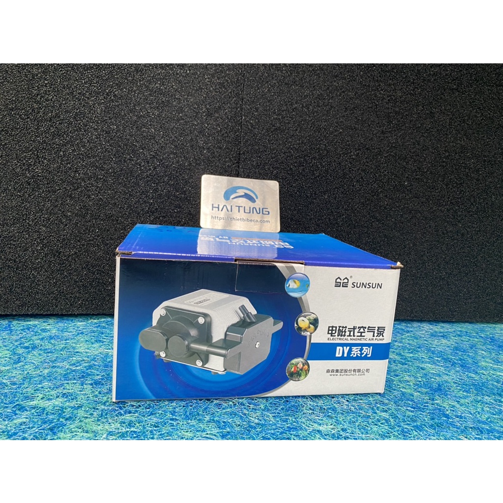Máy  Sủi Oxy, Máy sục khí Bể cá  Sunsun DY 30A- 50A  Vỏ Nhôm Siêu Êm Siêu Mạnh