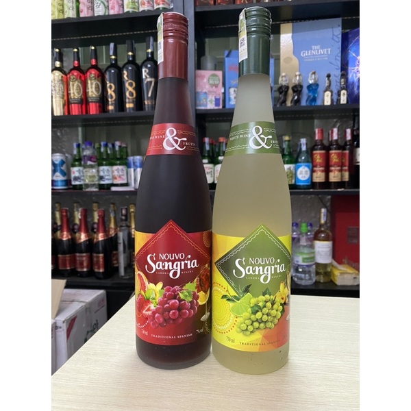 Vang trái cây nhẹ độ Nouvo Sangria 7% 750ml