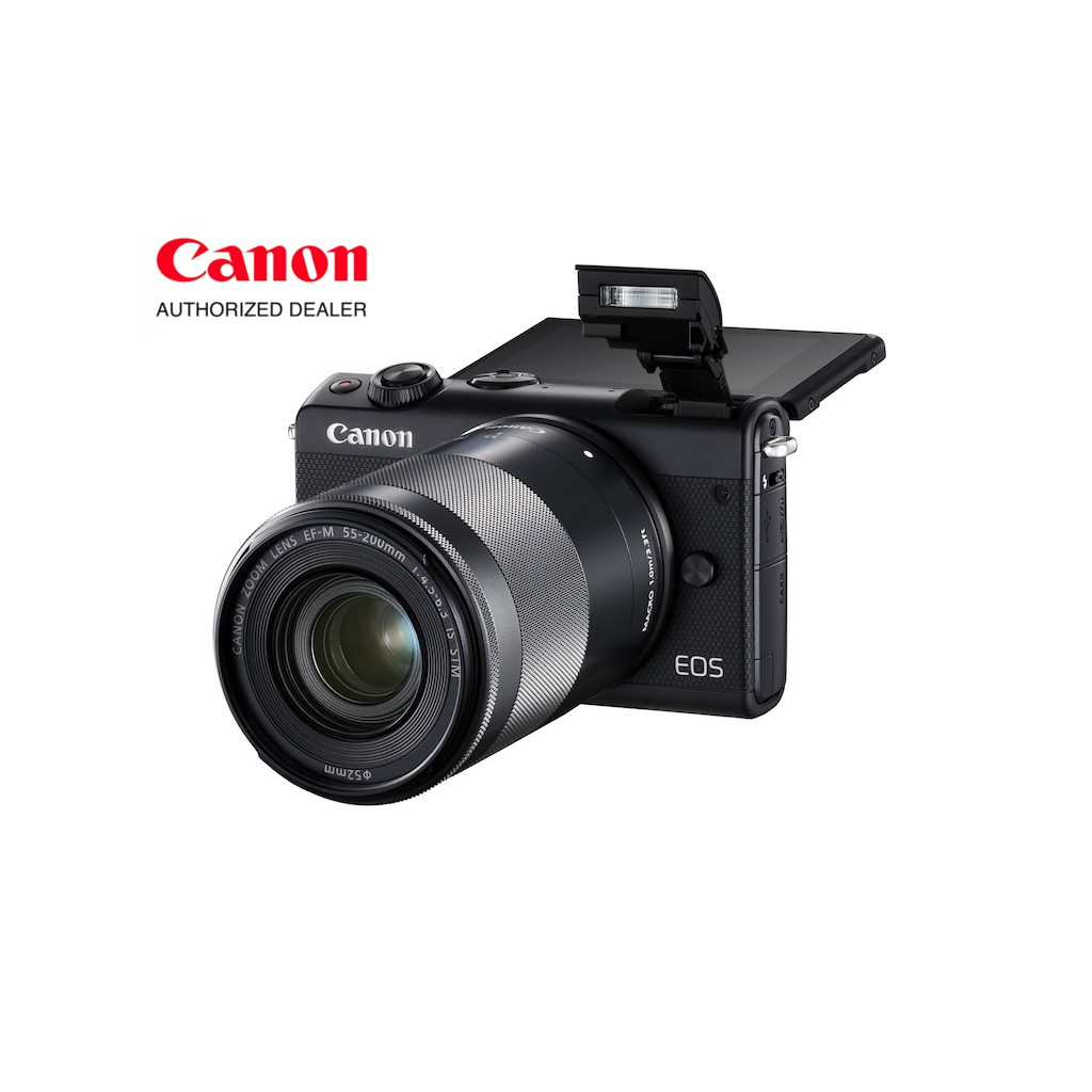 Máy Ảnh Canon EOS M100 ( Đen) Kit 15-45mm F/3.5-6.3 IS STM Chính Hãng