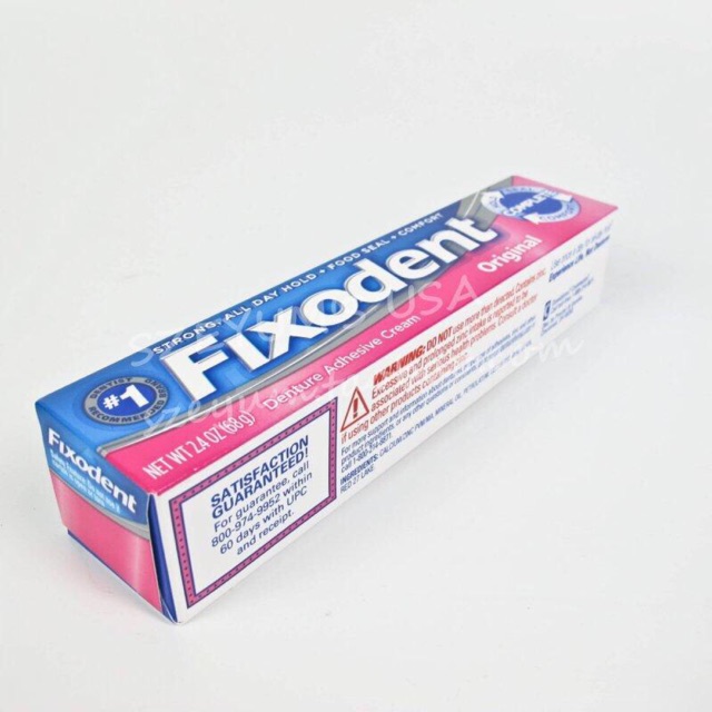 FIXODENT DÁN HÀM GIẢ-KÉO DÁN RĂNG FIXODENT