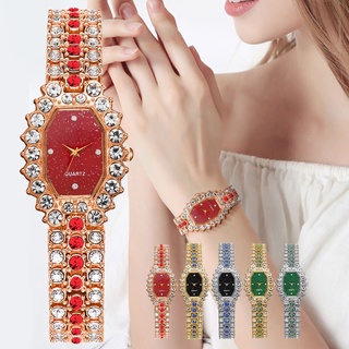 Đồng hồ nữ dây kim loại đính đá thời trang