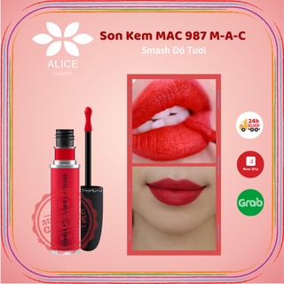[HÀNG AUTH GIÁ SỈ] Son Kem Mac Màu 987 M-A-Csmash Đỏ Tươi giá rẻ