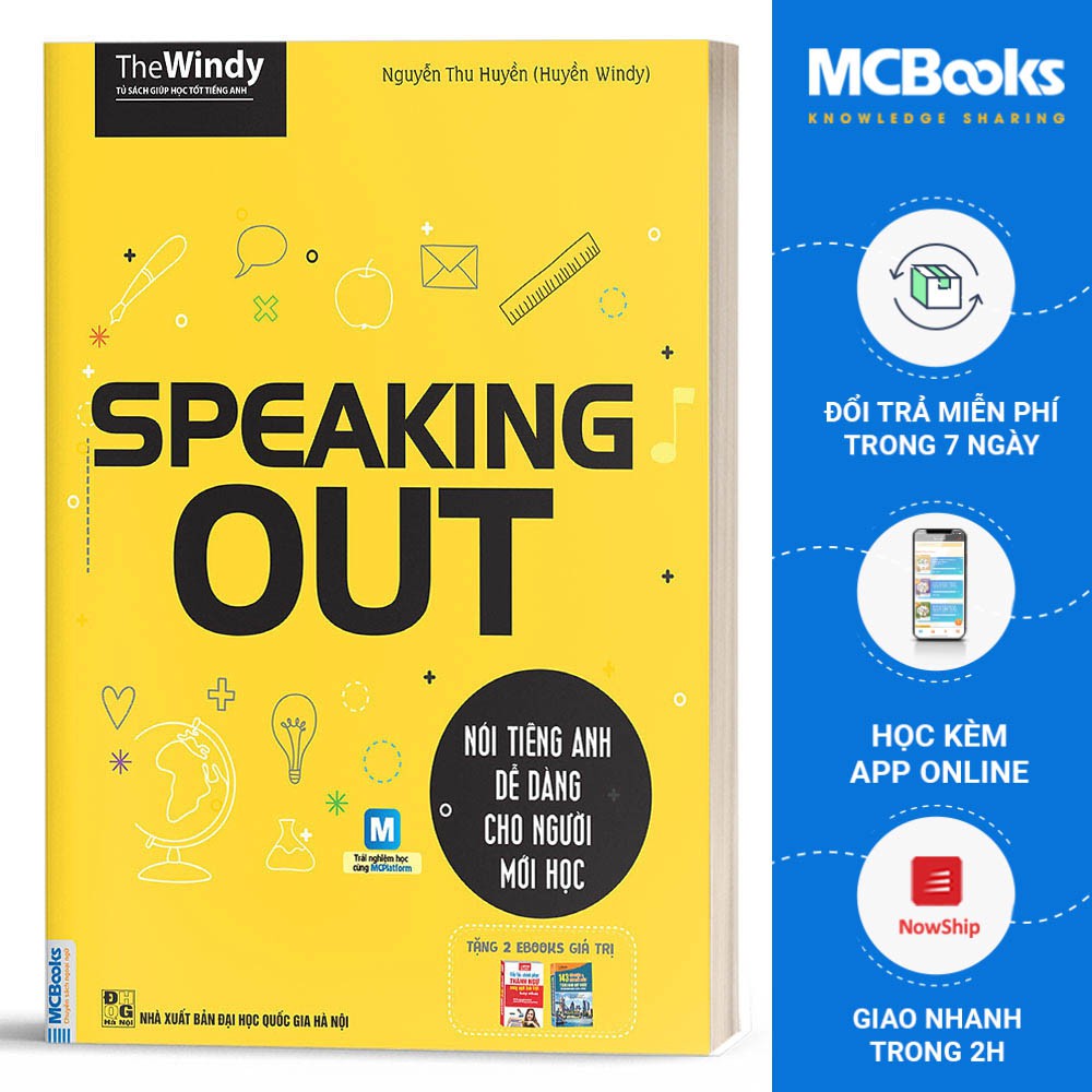 Sách - Speaking Out - Nói Tiếng Anh Dễ Dàng Cho Người Mới Học - Học Kèm App Online