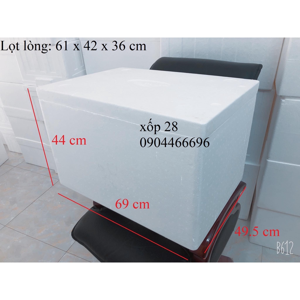 thùng xốp số 100 93 lít đựng hàng dễ vỡ đựng đá giữ nhiệt đồ ăn thuốc men thuốc vacxin