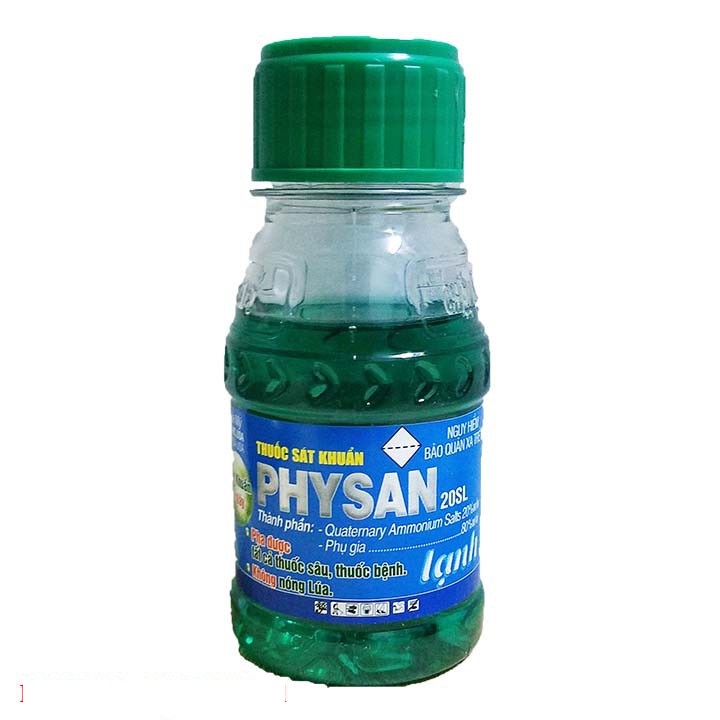 PHYSAN 100ml - Thuốc đặc trị thối nhũn, cháy bìa lá do vi khuẩn (Physan Lạnh) Thuốc sát khuẩn hiệu quả nhanh