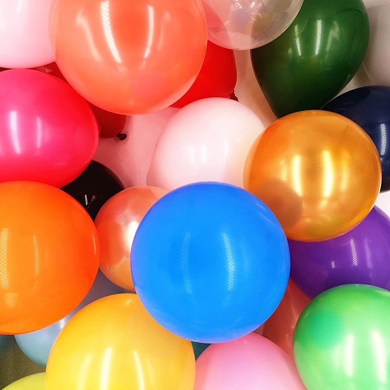 50 Bong Bóng Cao Su 5 Inch Dùng Trang Trí Tiệc Sinh Nhật Và Tiệc Cưới
