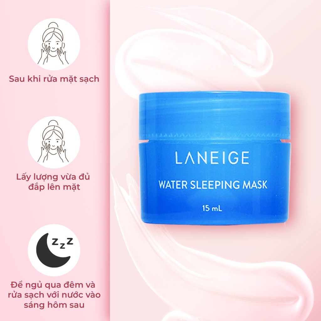 Mặt Nạ Ngủ LANEIGE Cung Cấp Nước, Dưỡng Ẩm Cho Da 15ml