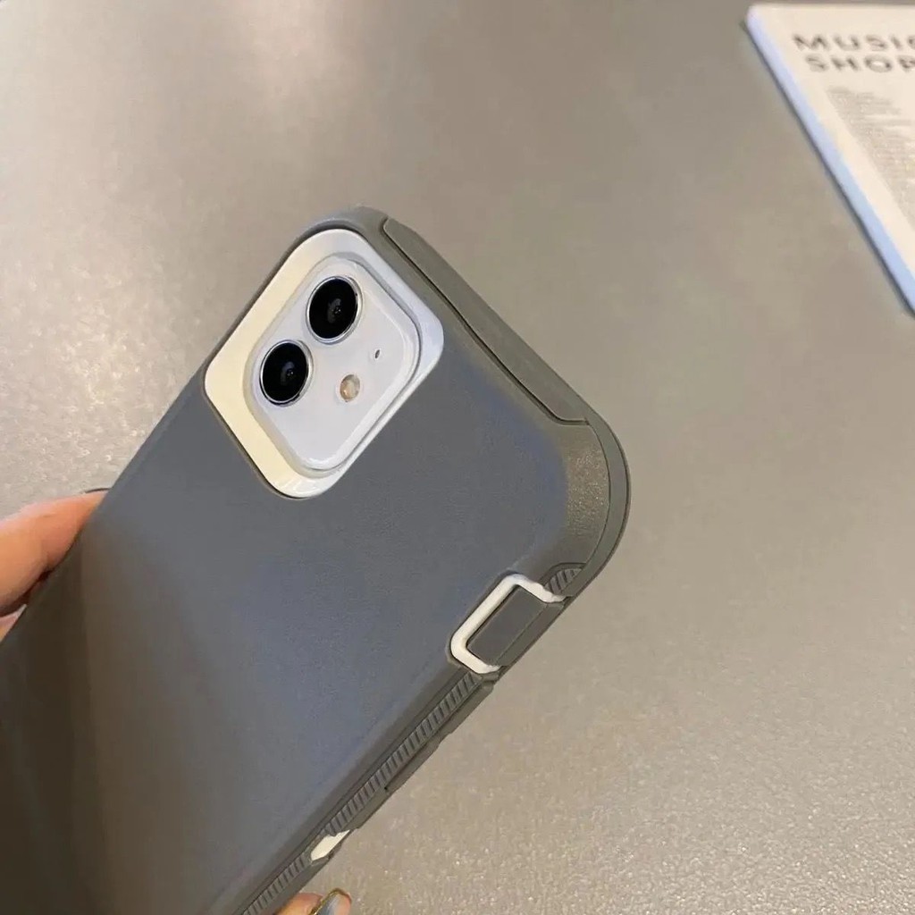 ¤✾European and American gray Apple 11promax mobile phone case iPhone12 anti-drop XR all-inclusive XS couple 8P male female models | BigBuy360 - bigbuy360.vn